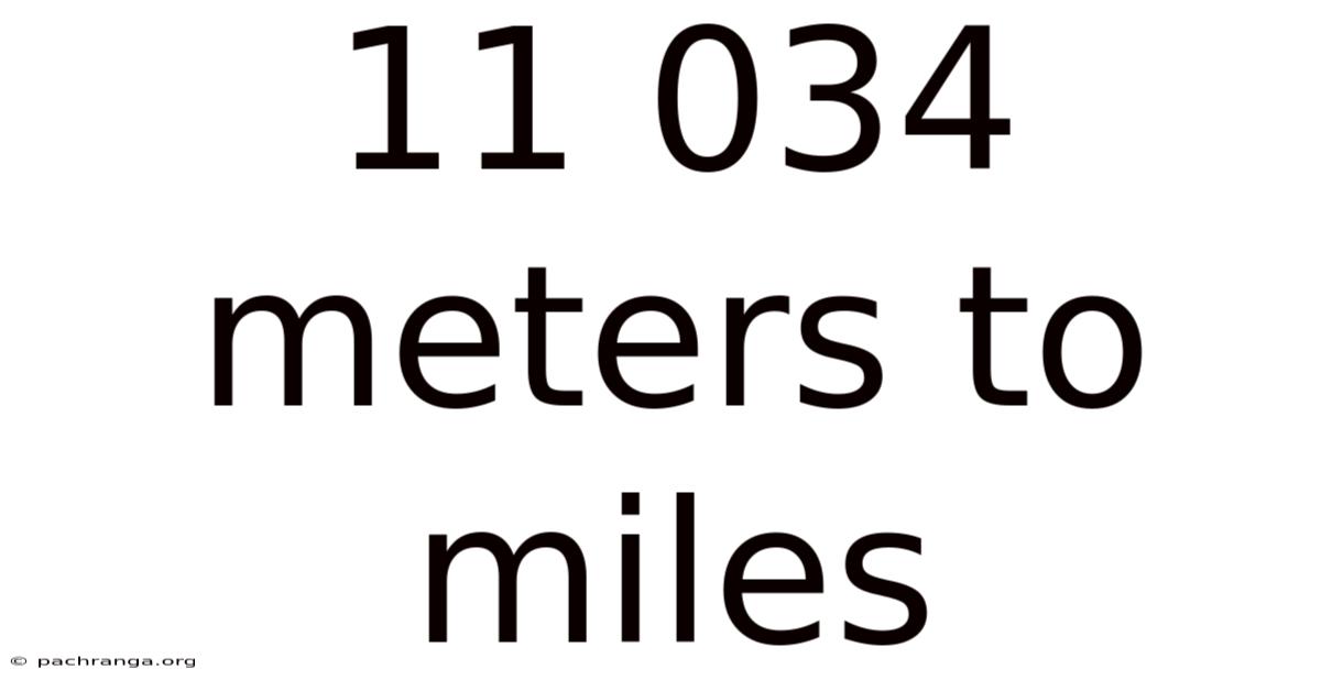11 034 Meters To Miles