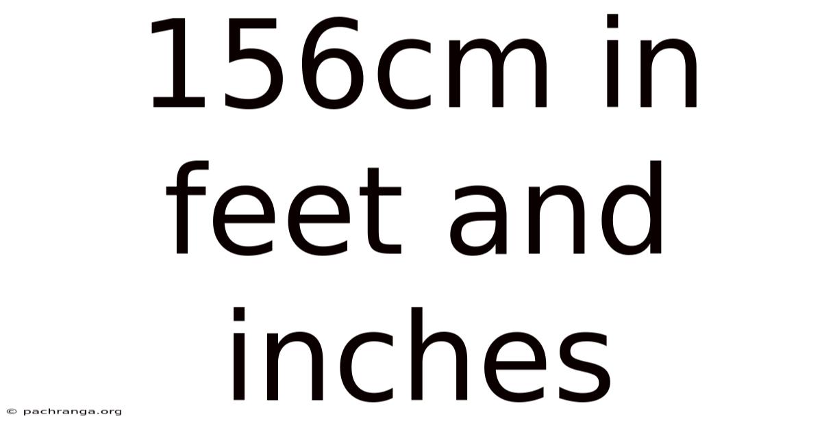 156cm In Feet And Inches