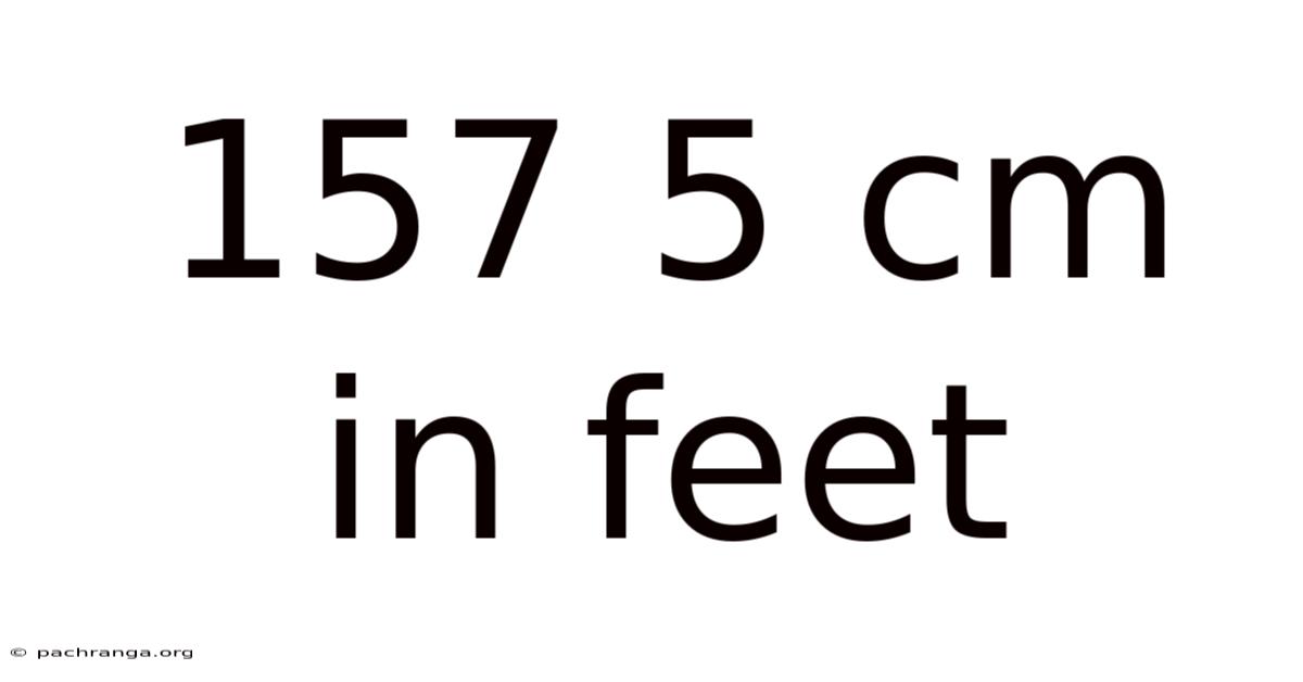 157 5 Cm In Feet