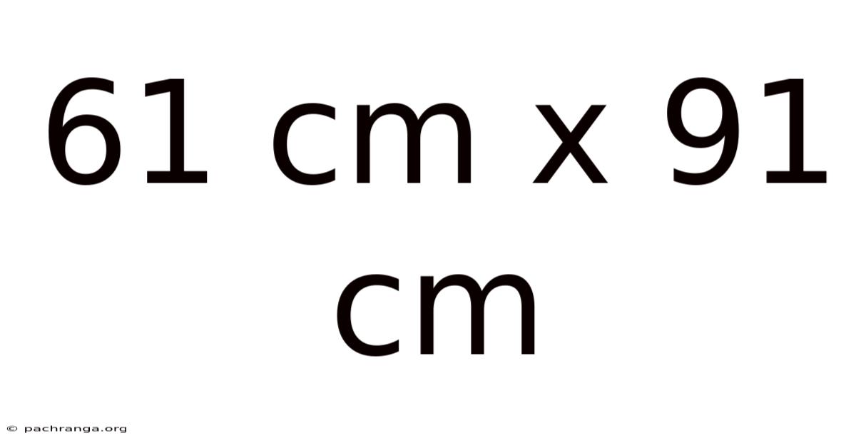 61 Cm X 91 Cm