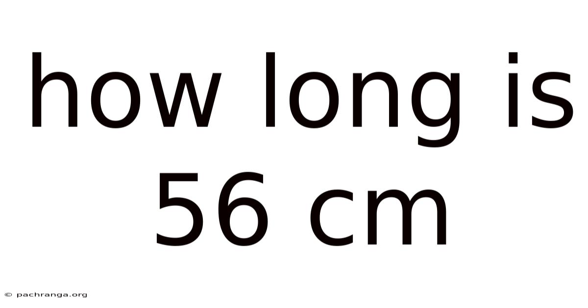 How Long Is 56 Cm