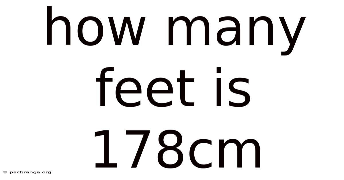 How Many Feet Is 178cm