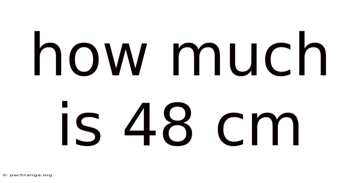 How Much Is 48 Cm
