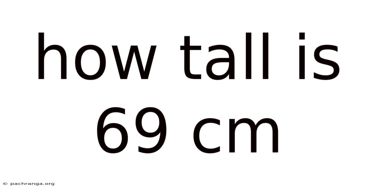 How Tall Is 69 Cm